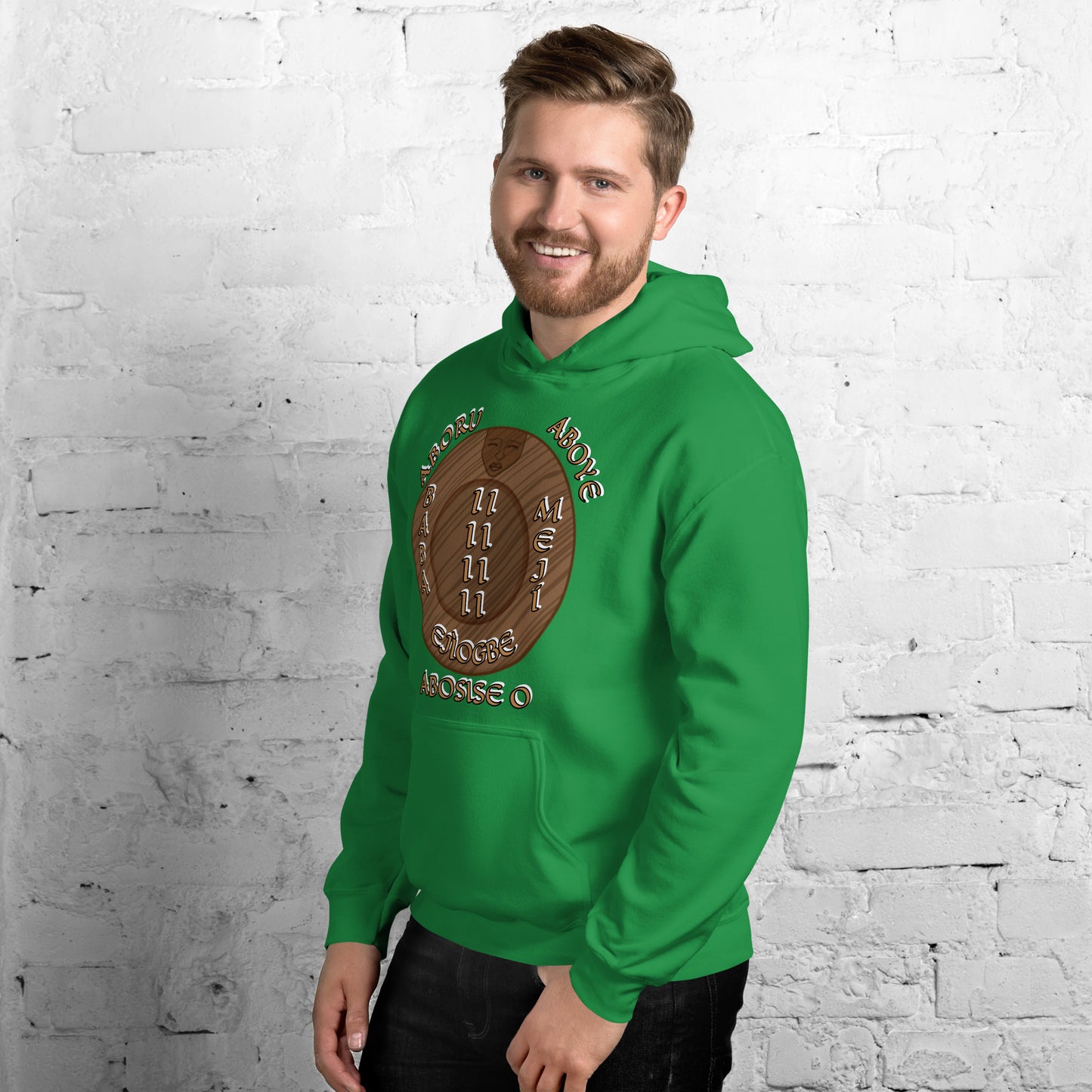 Baba Ejiogbe MEJI 2  Gold Unisex Hoodie