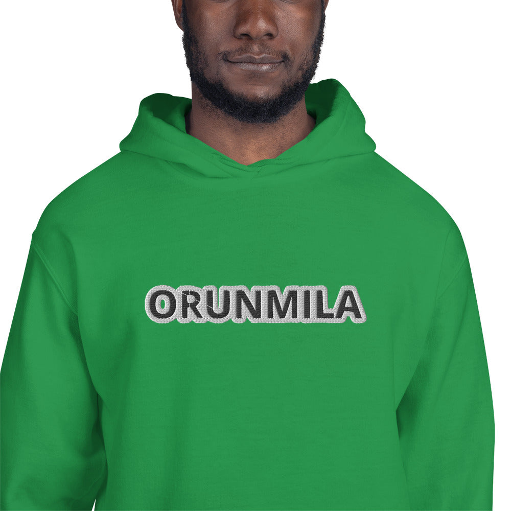 Egbe Iré ÀWO Logo Orunmila embroidered Aje 3 Unisex Hoodie