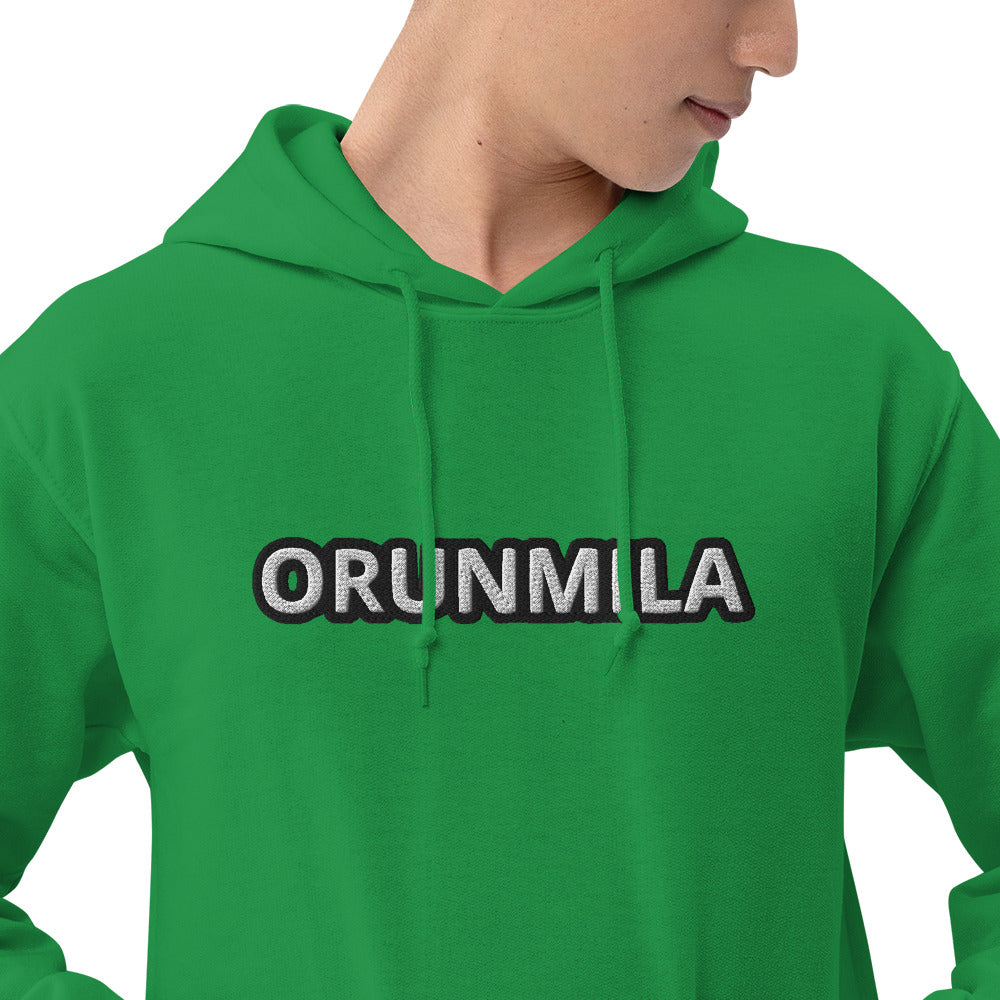 Egbe Iré ÀWO Logo Orunmila embroidered Aje 2 Unisex Hoodie