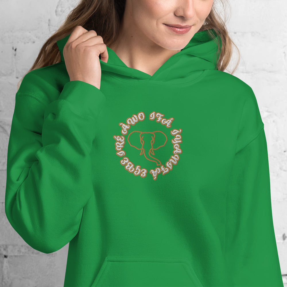 Egbe IRÉ ÀWO IFÁ Iyanifa Embroidered Unisex Hoodie