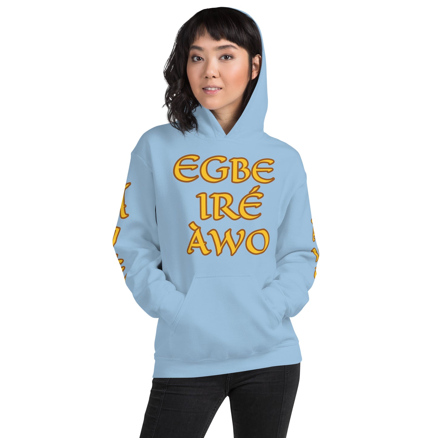 Egbe Ire Awo 2 Logo Yellow Unisex Hoodie