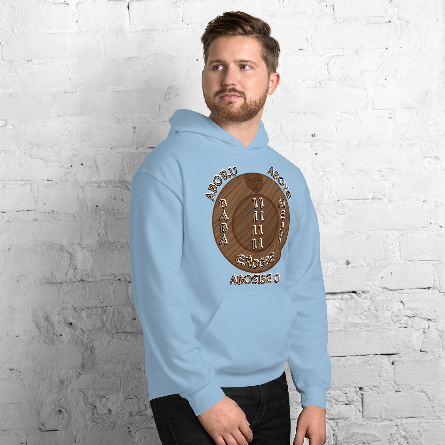 Baba Ejiogbe MEJI 2  Gold Unisex Hoodie