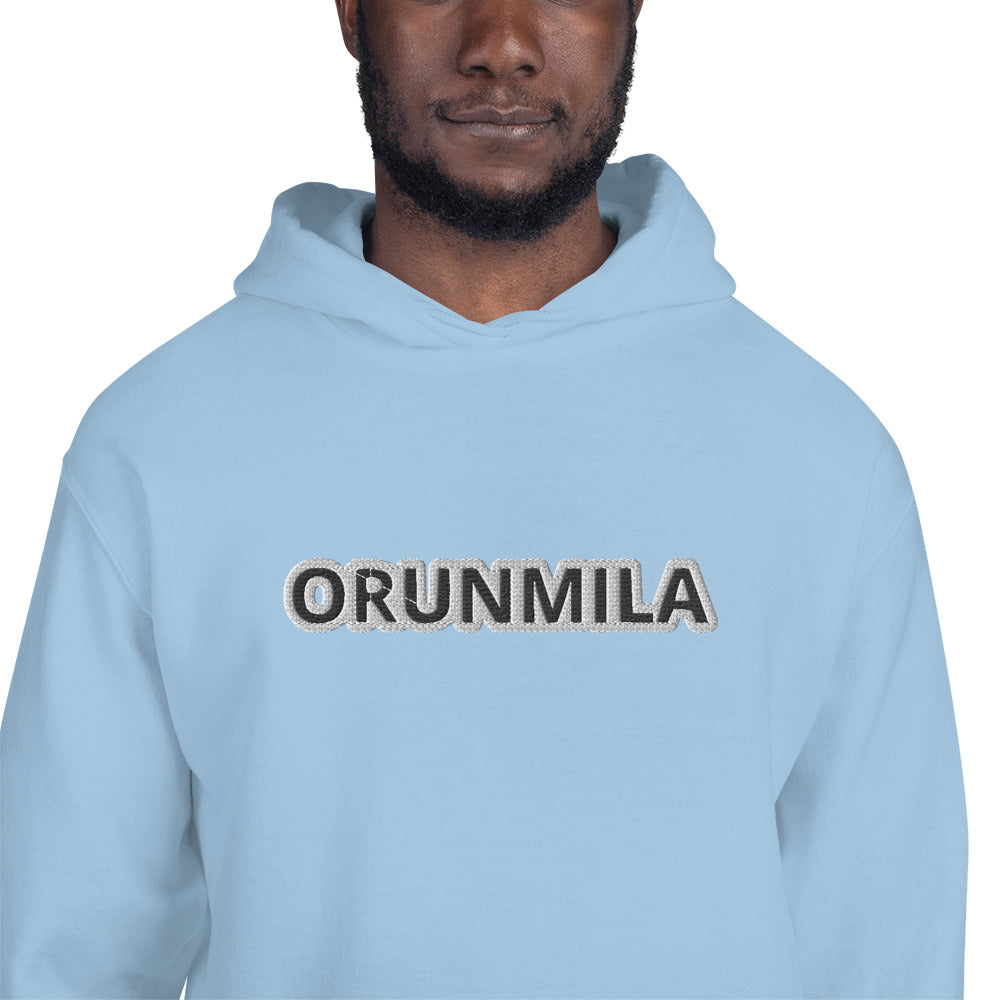 Egbe Iré ÀWO Logo Orunmila embroidered Aje 3 Unisex Hoodie