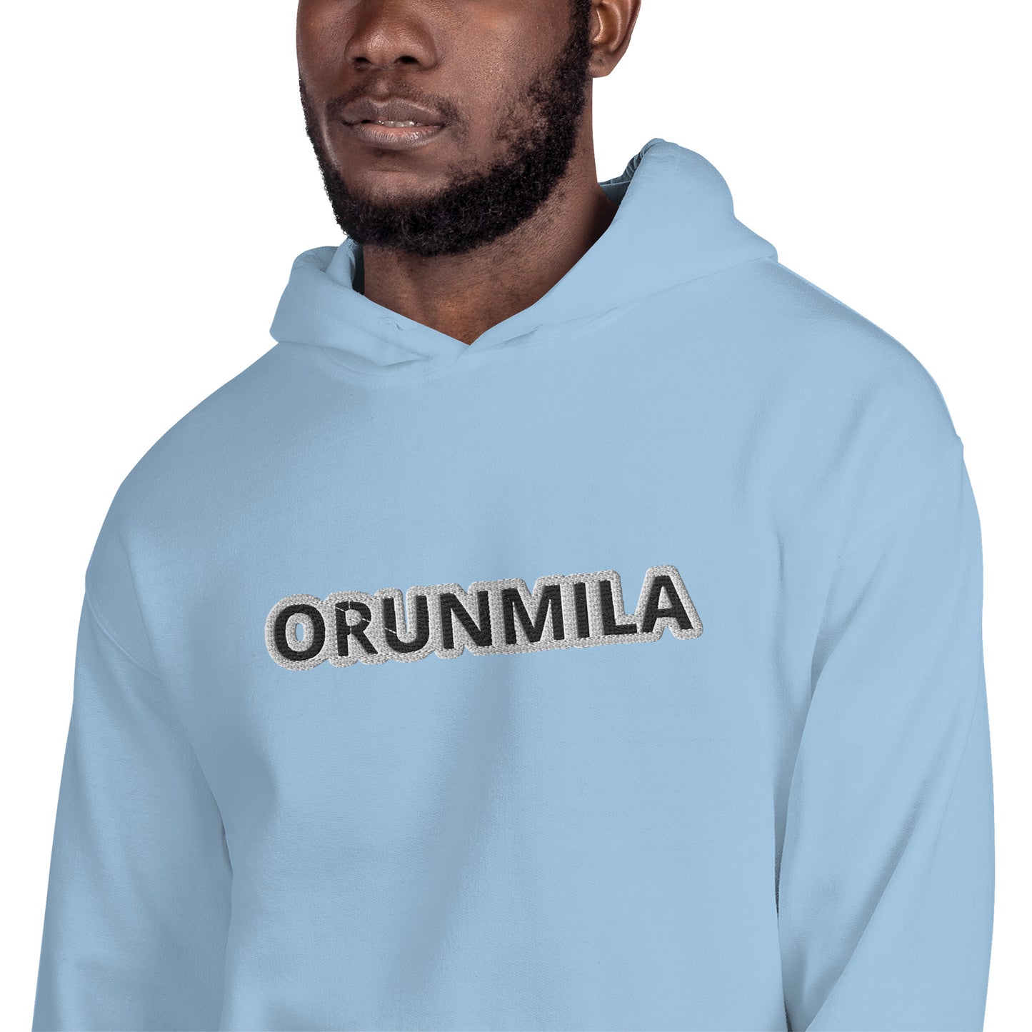 Egbe Iré ÀWO Logo Orunmila embroidered Aje 3 Unisex Hoodie