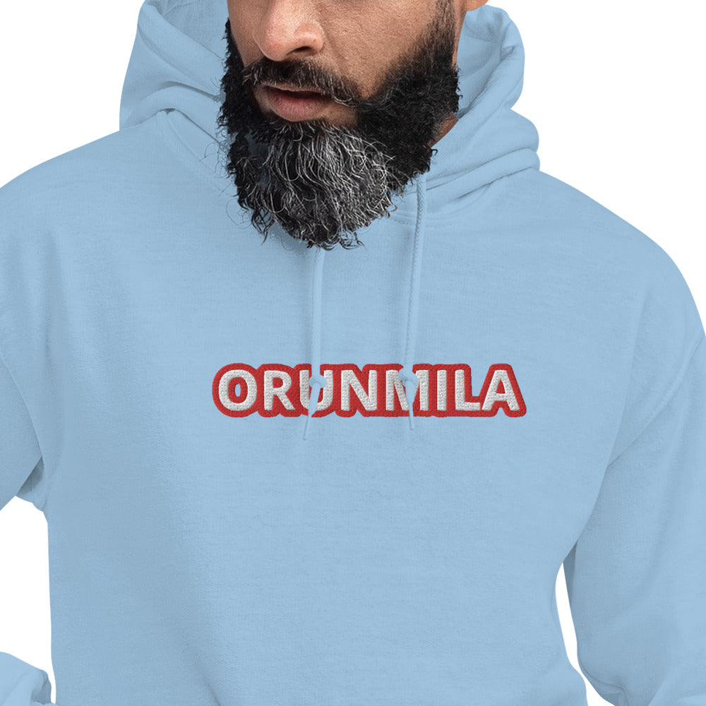 Egbe Iré ÀWO Logo Orunmila embroidered Aje 1 Unisex Hoodie