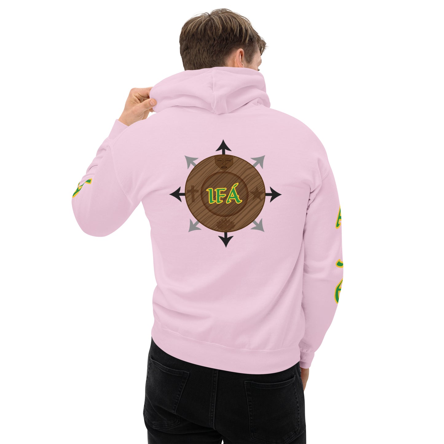 Egbe Ire Awo 2 Logo Lucumi Unisex Hoodie