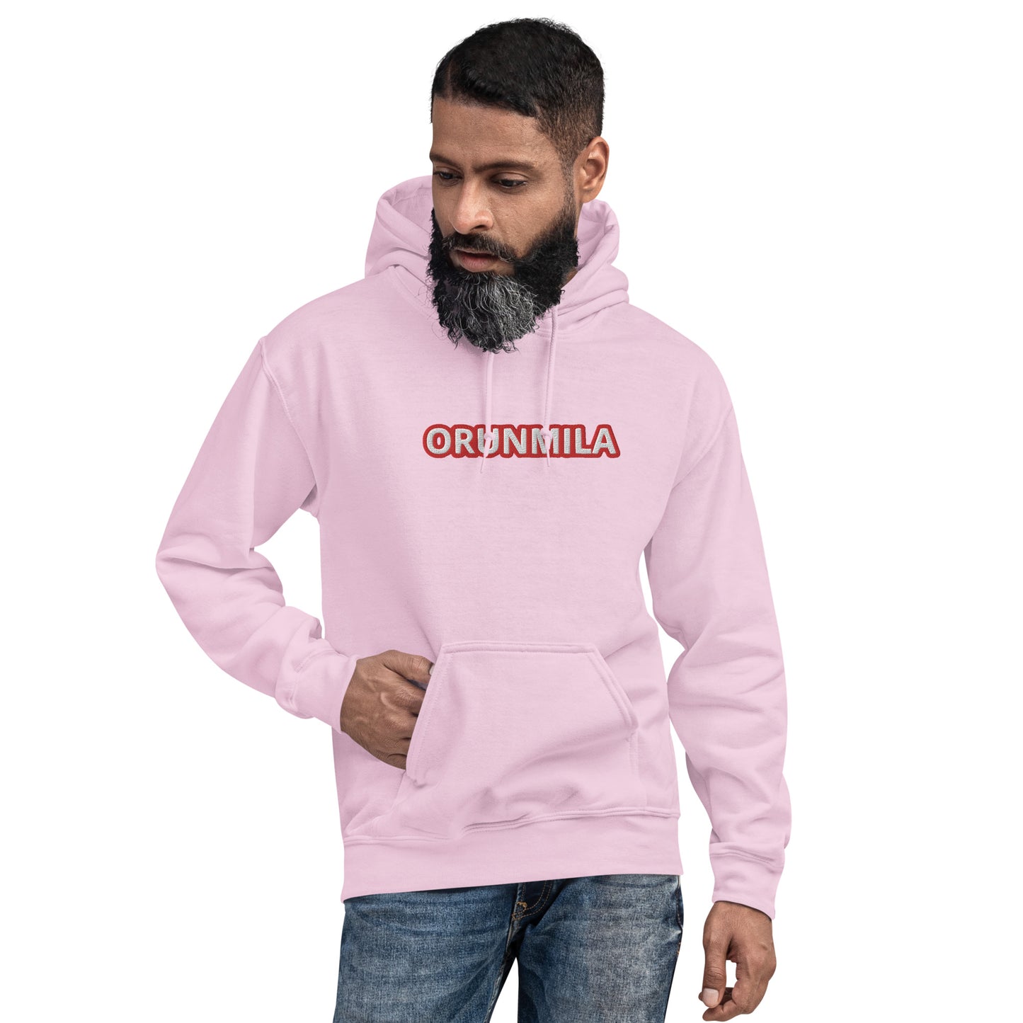 Egbe Iré ÀWO Logo Orunmila embroidered Aje 1 Unisex Hoodie