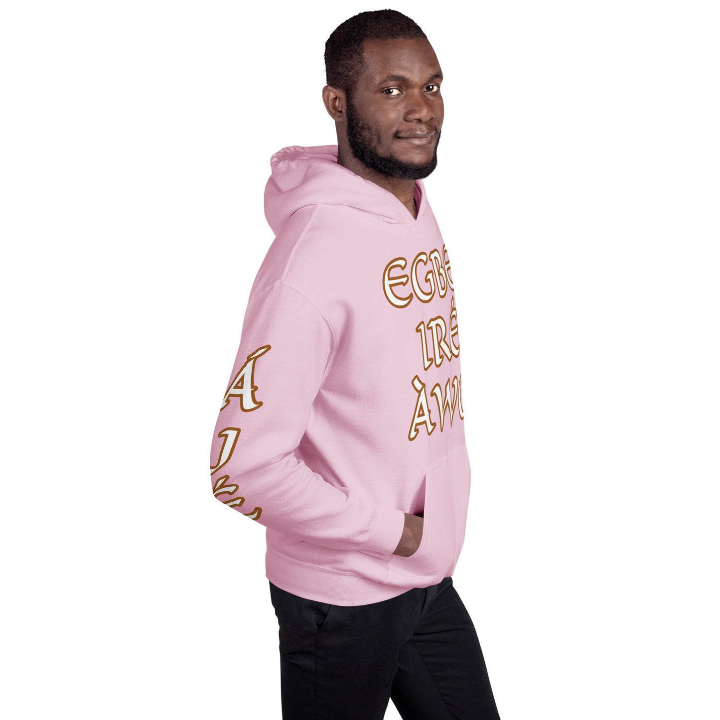 Egbe Ire Awo 2 Logo White Unisex Hoodie