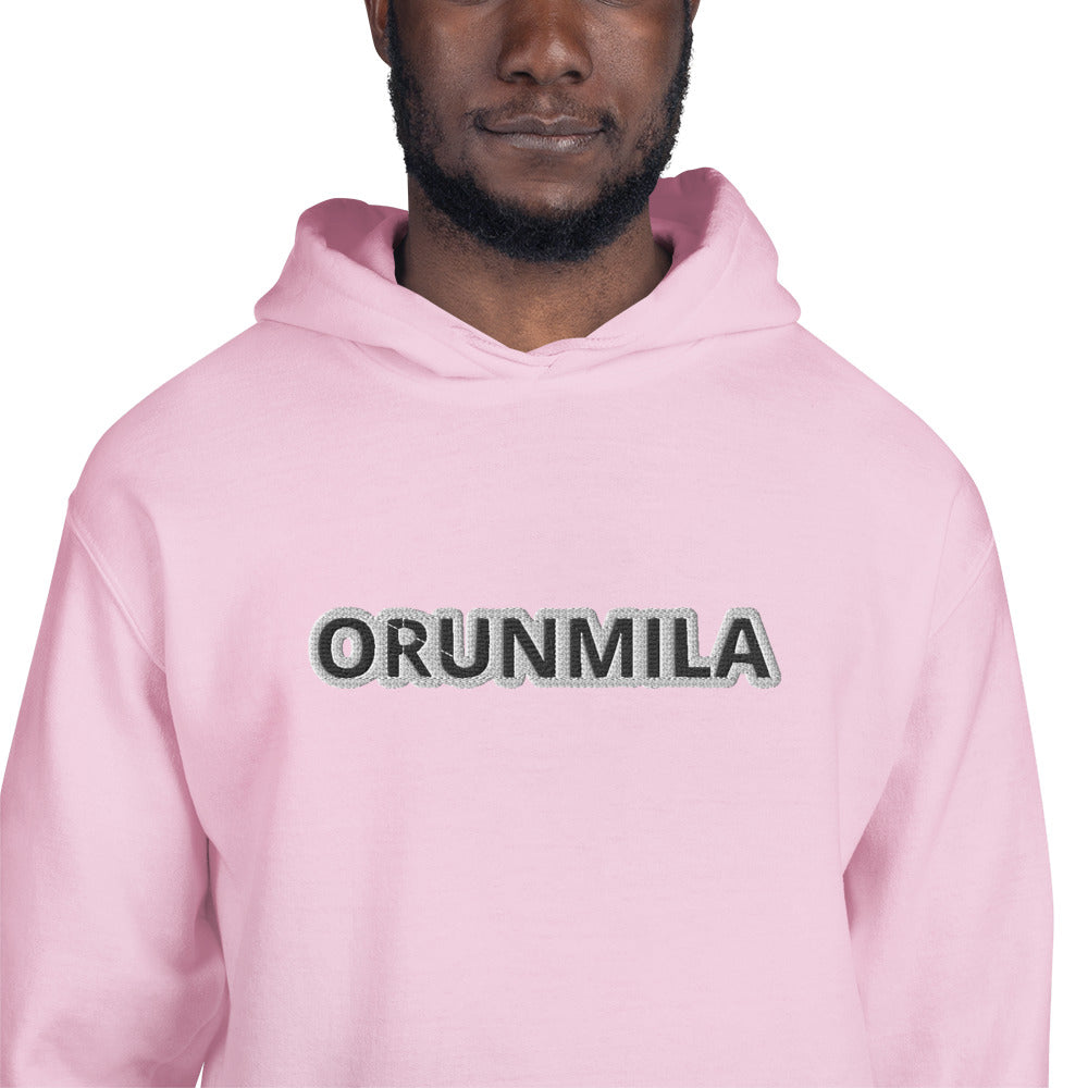 Egbe Iré ÀWO Logo Orunmila embroidered Aje 3 Unisex Hoodie