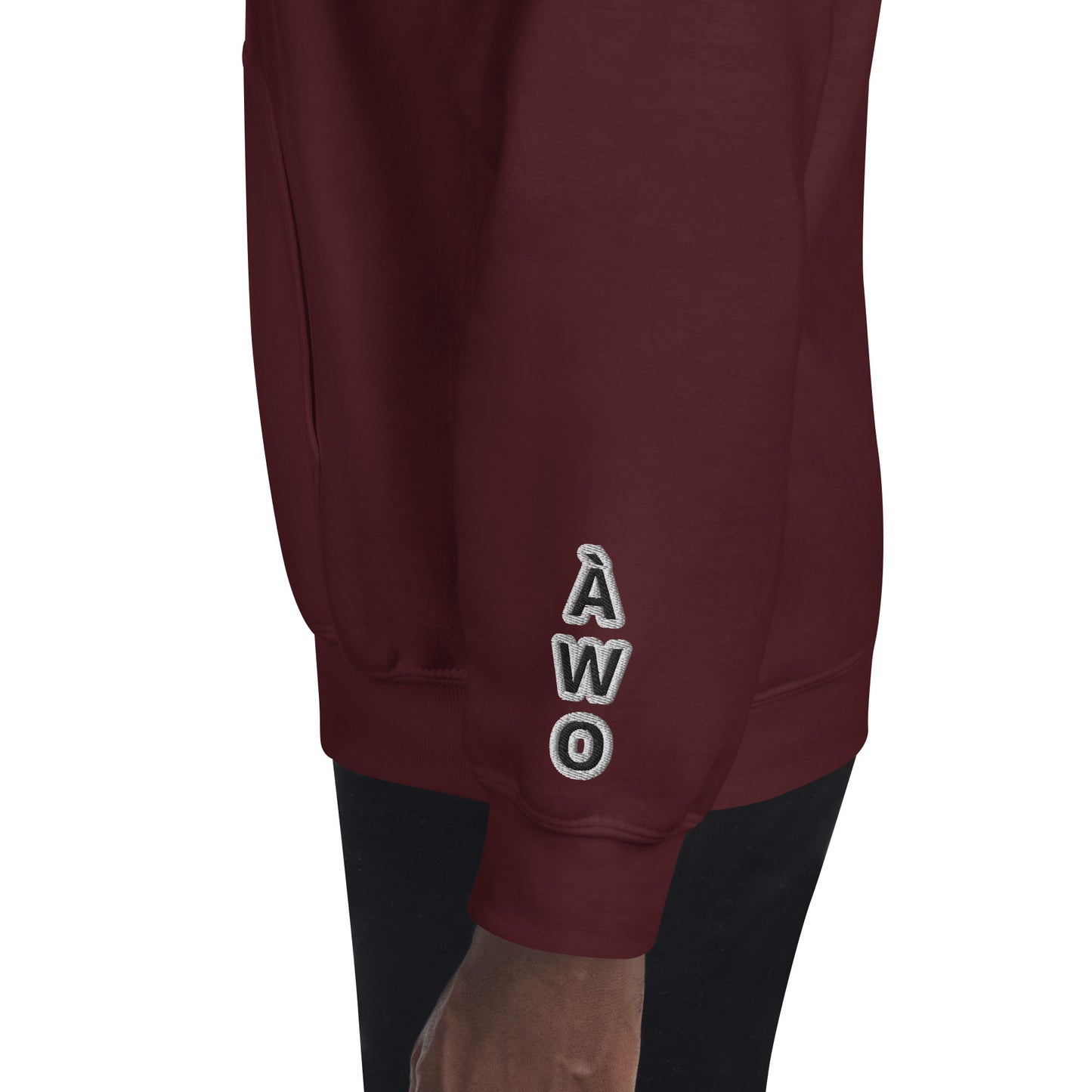 Egbe Iré ÀWO Logo Orunmila embroidered Aje 3 Unisex Hoodie