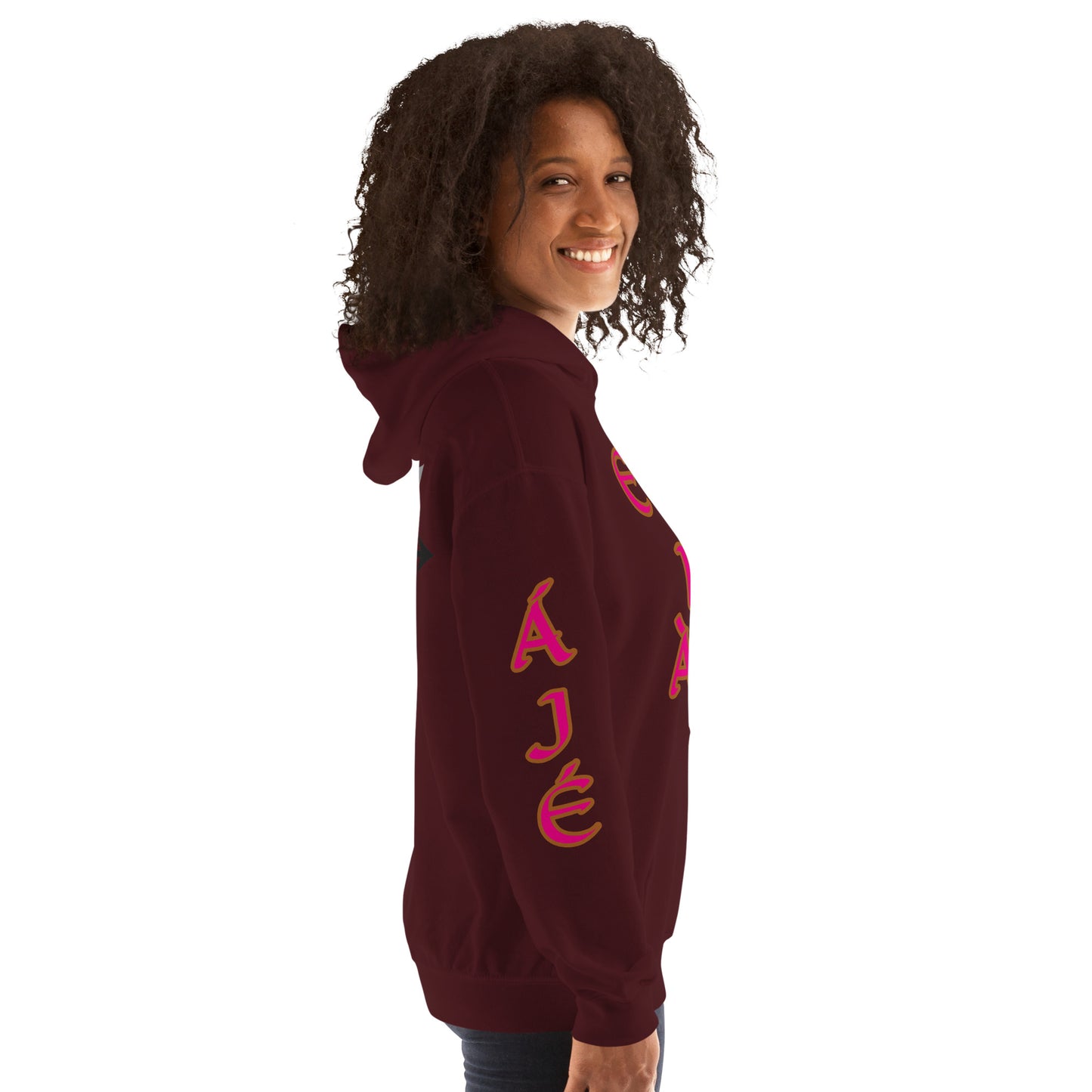 Egbe Ire Awo 2 Logo Violet Unisex Hoodie