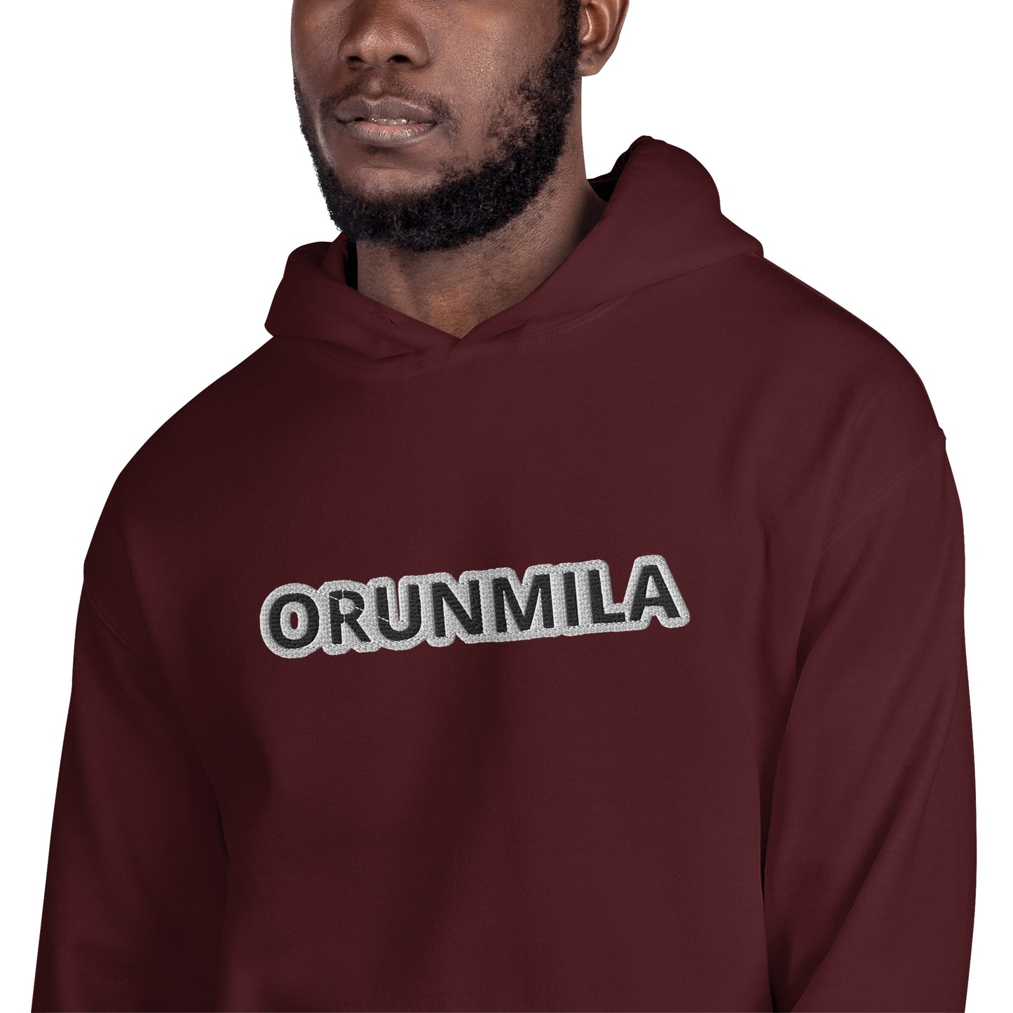 Egbe Iré ÀWO Logo Orunmila embroidered Aje 3 Unisex Hoodie