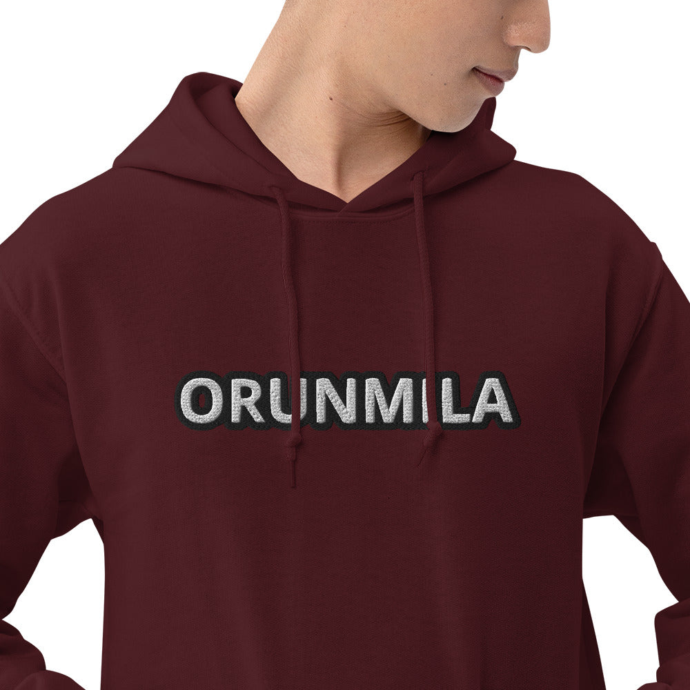 Egbe Iré ÀWO Logo Orunmila embroidered Aje 2 Unisex Hoodie