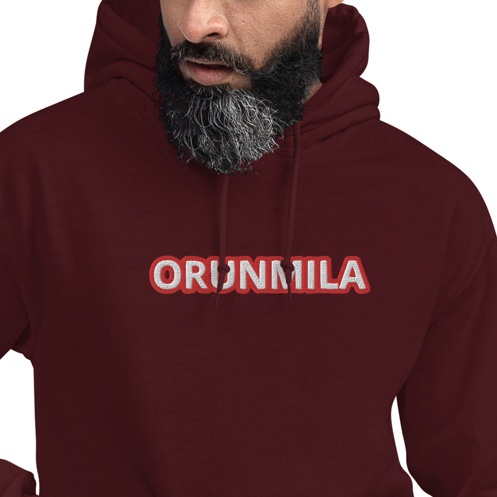 Egbe Iré ÀWO Logo Orunmila embroidered Aje 1 Unisex Hoodie