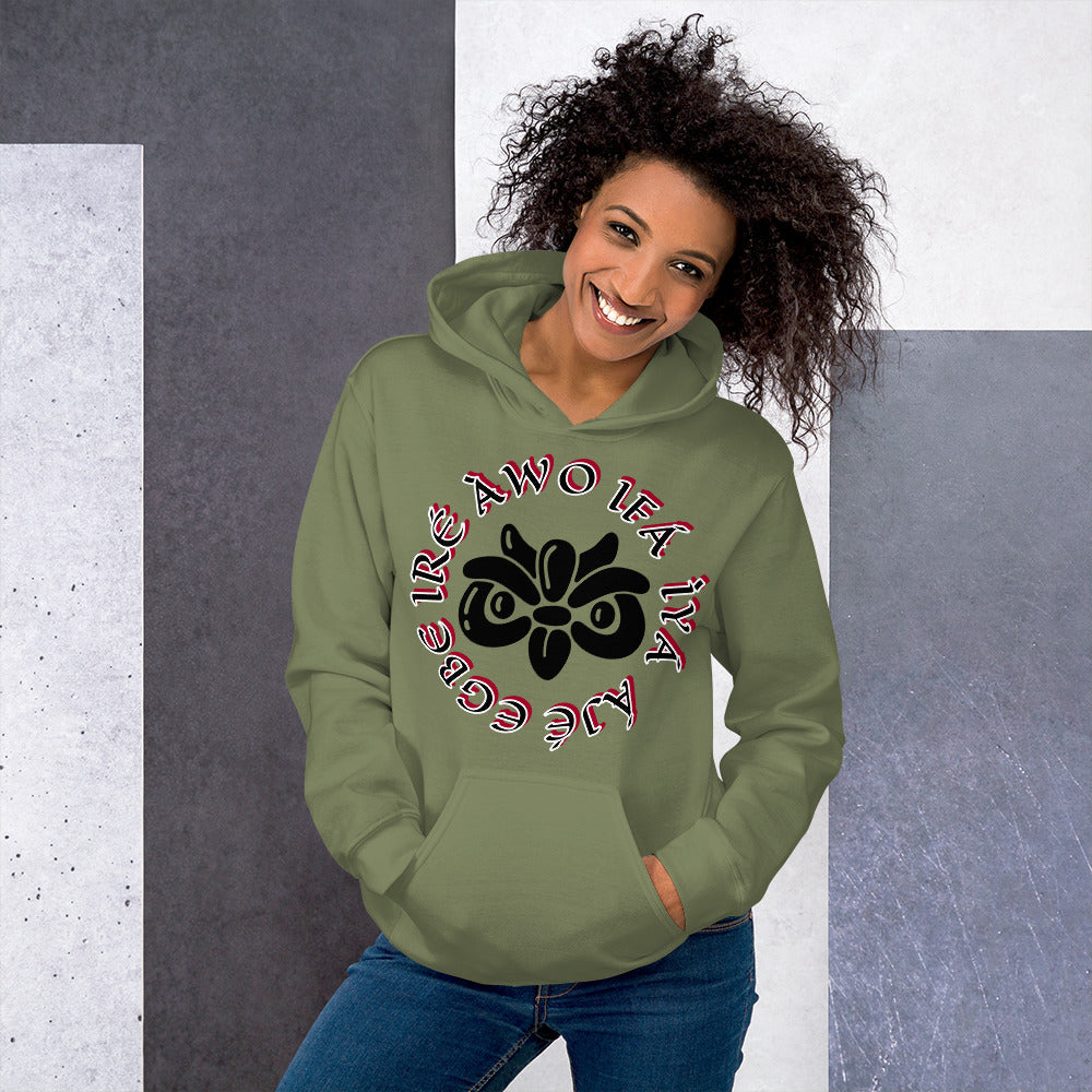 Egbe IRÉ ÀWO IFÁ ÌYÁ ÀJÉ 3 Unisex Hoodie