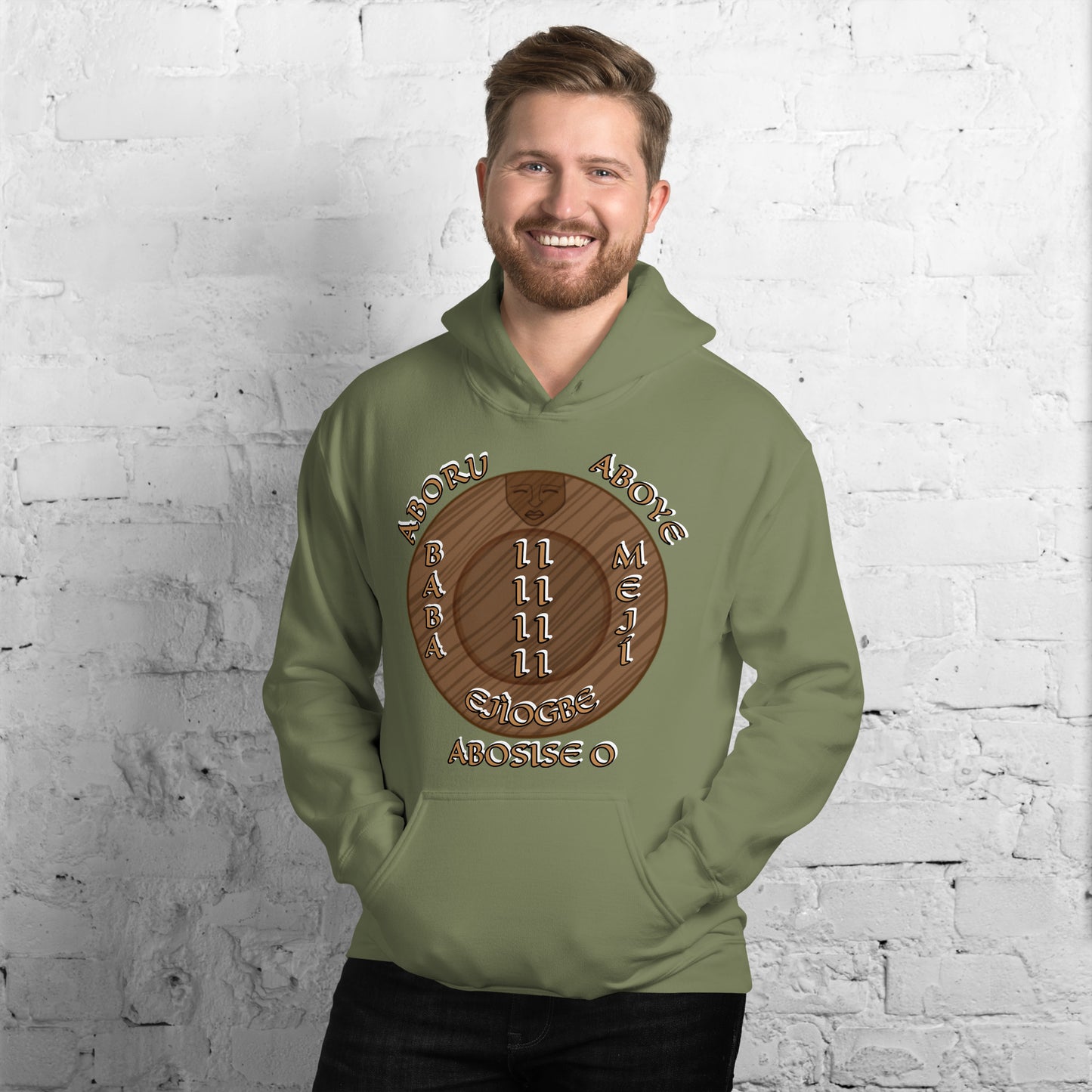 Baba Ejiogbe MEJI 2  Gold Unisex Hoodie