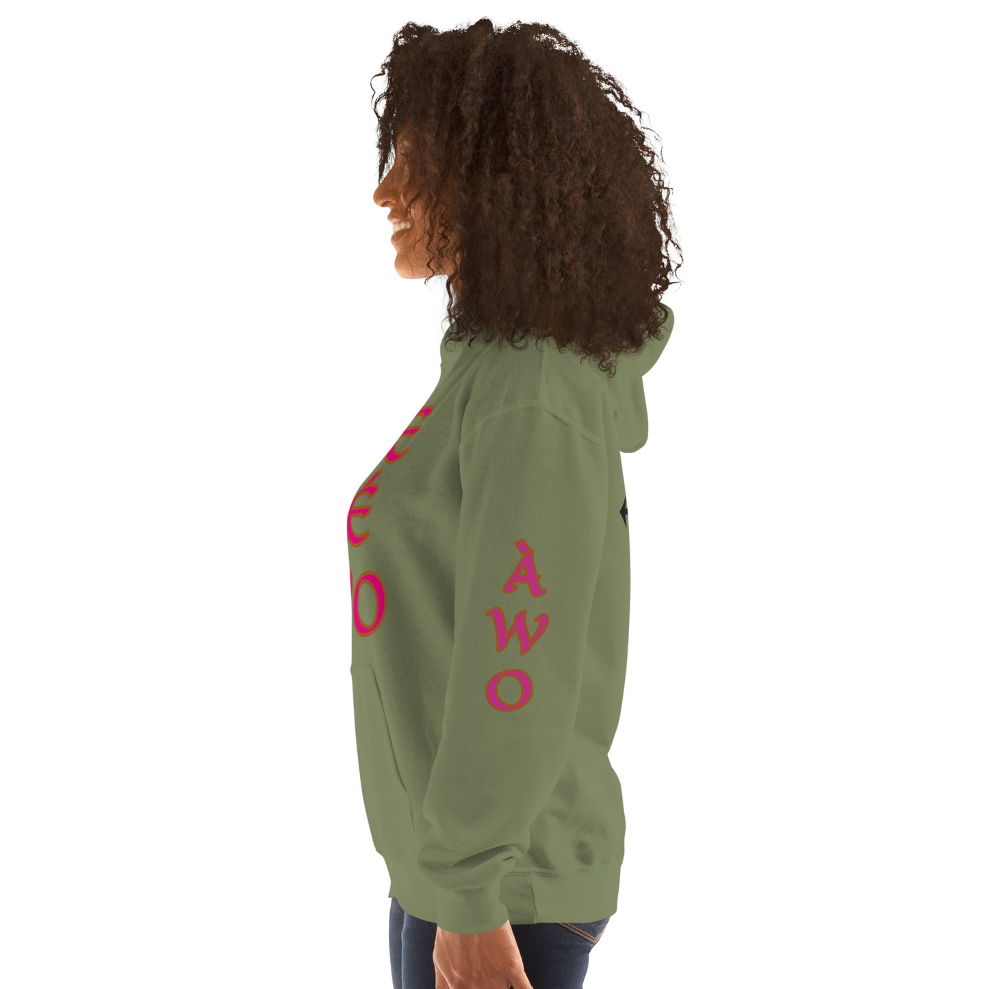 Egbe Ire Awo 2 Logo Violet Unisex Hoodie