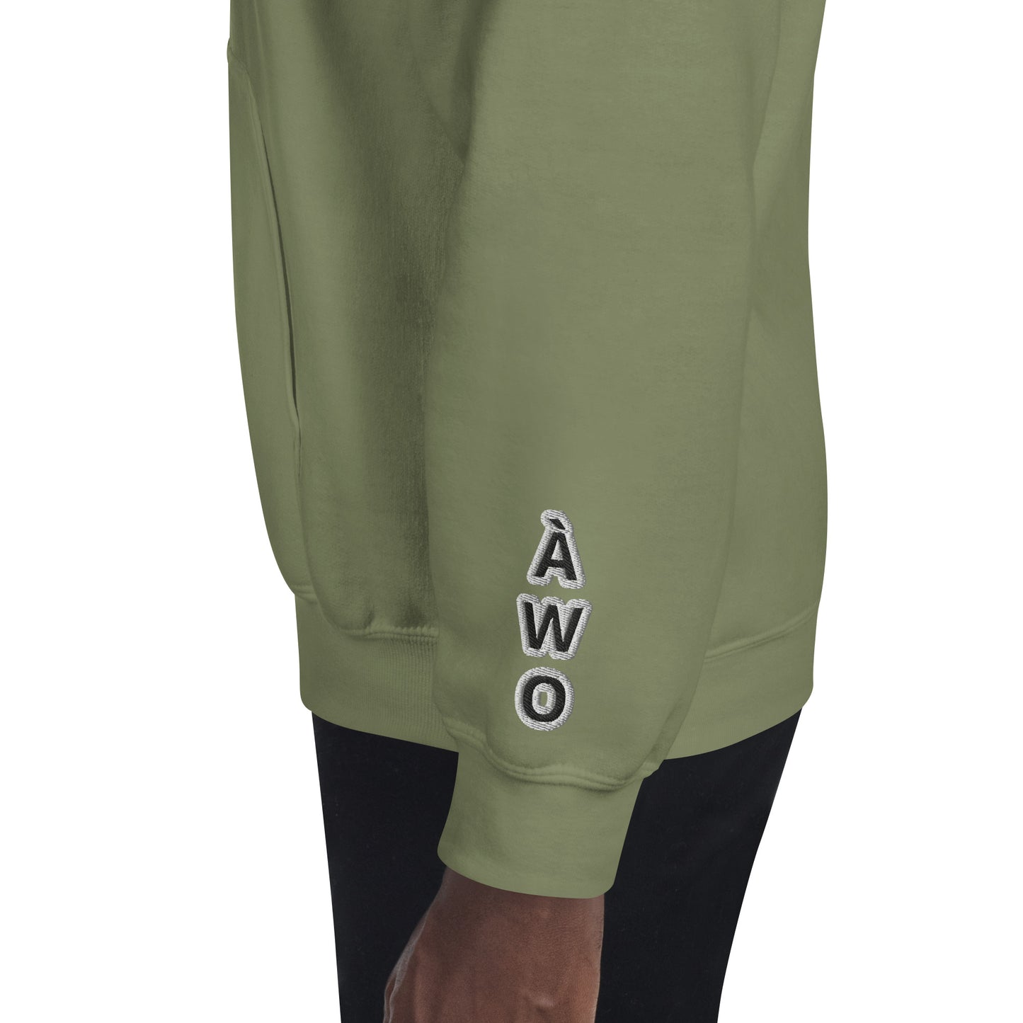 Egbe Iré ÀWO Logo Orunmila embroidered Aje 3 Unisex Hoodie