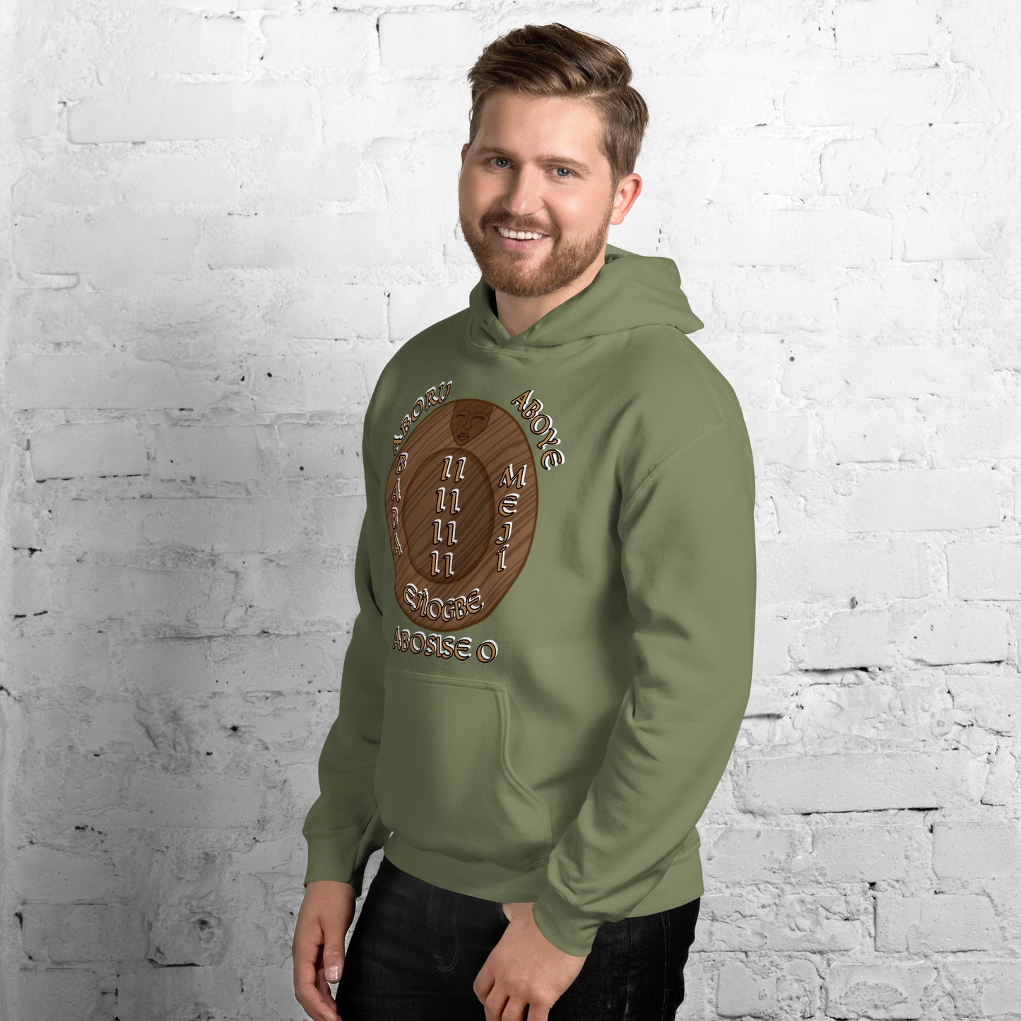 Baba Ejiogbe MEJI 2  Gold Unisex Hoodie