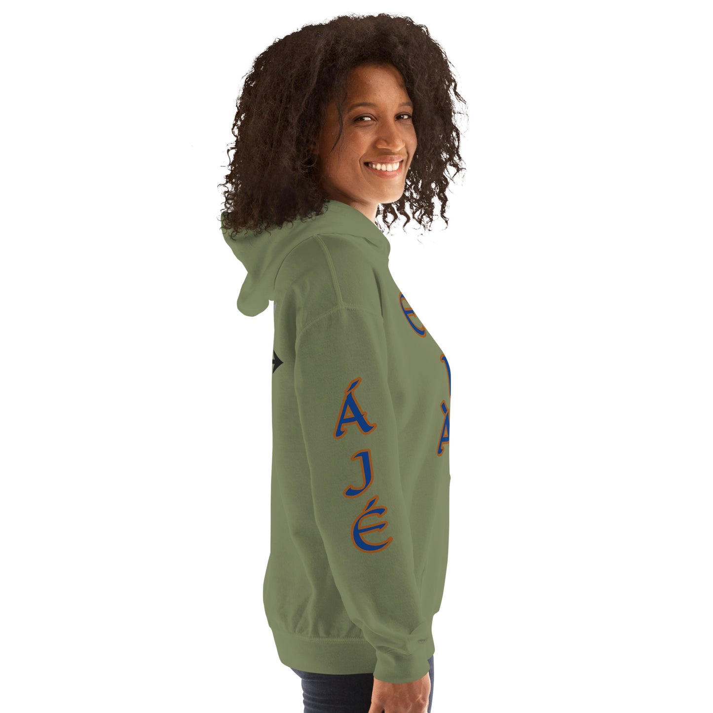 Egbe Ire Awo 2 Logo Blue Unisex Hoodie