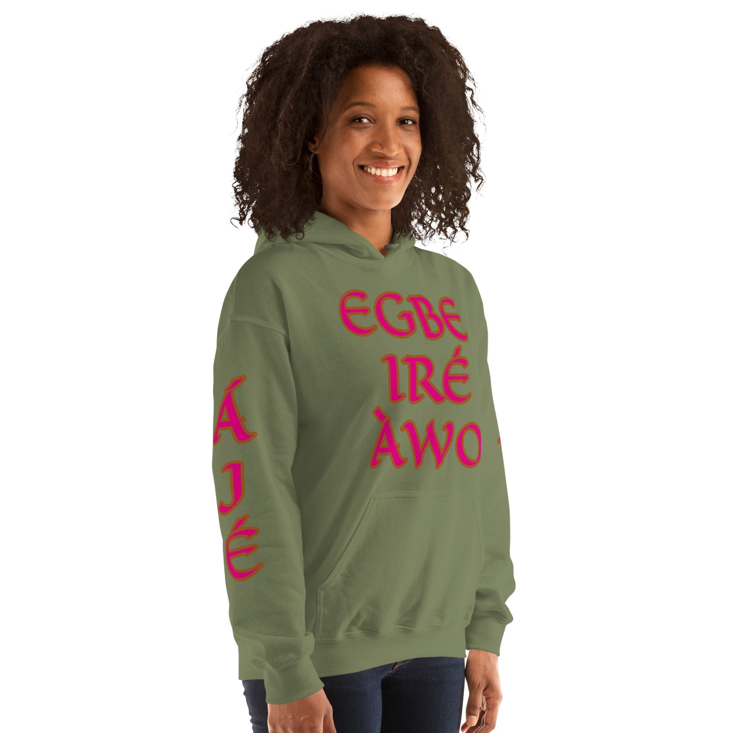 Egbe Ire Awo 2 Logo Violet Unisex Hoodie