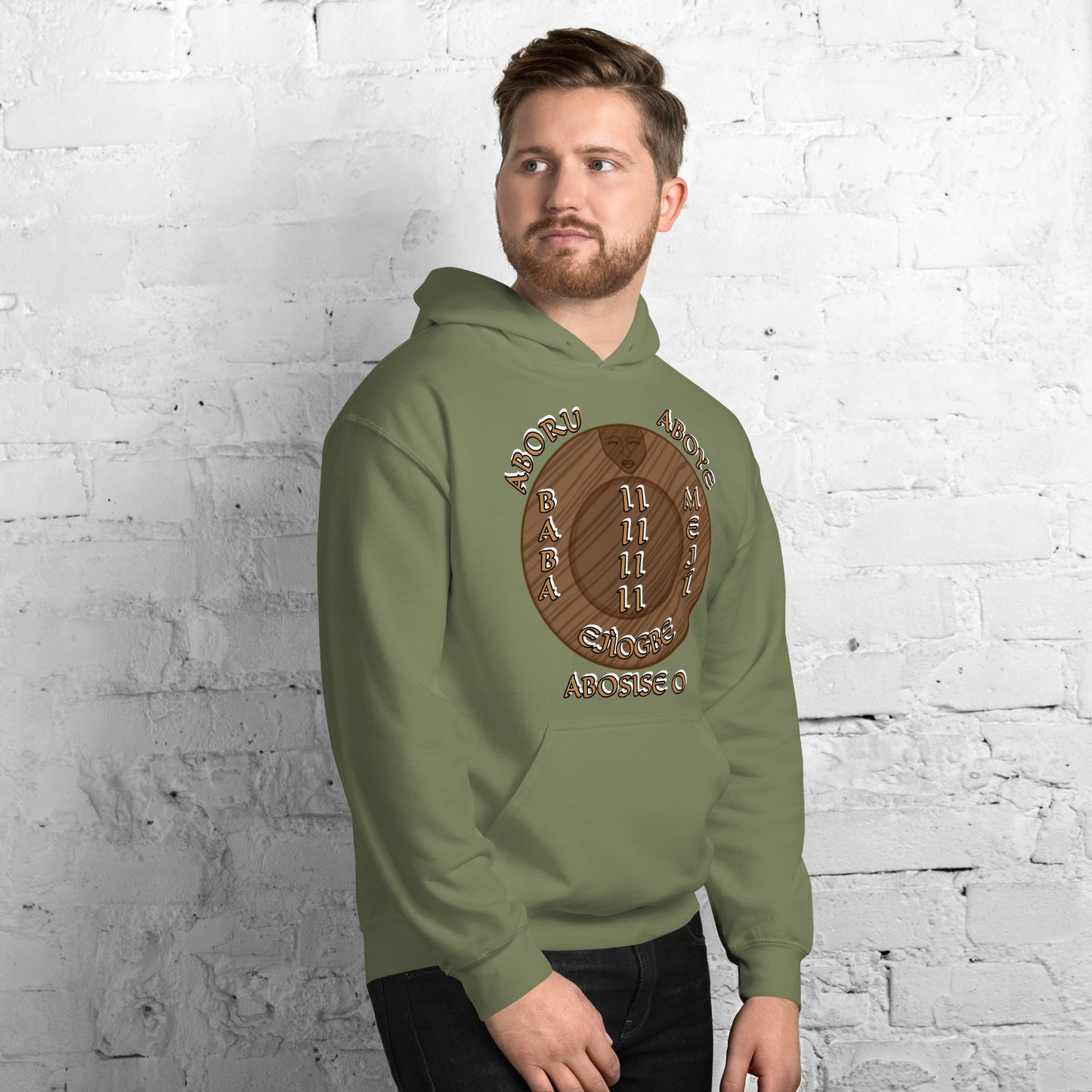 Baba Ejiogbe MEJI 2  Gold Unisex Hoodie