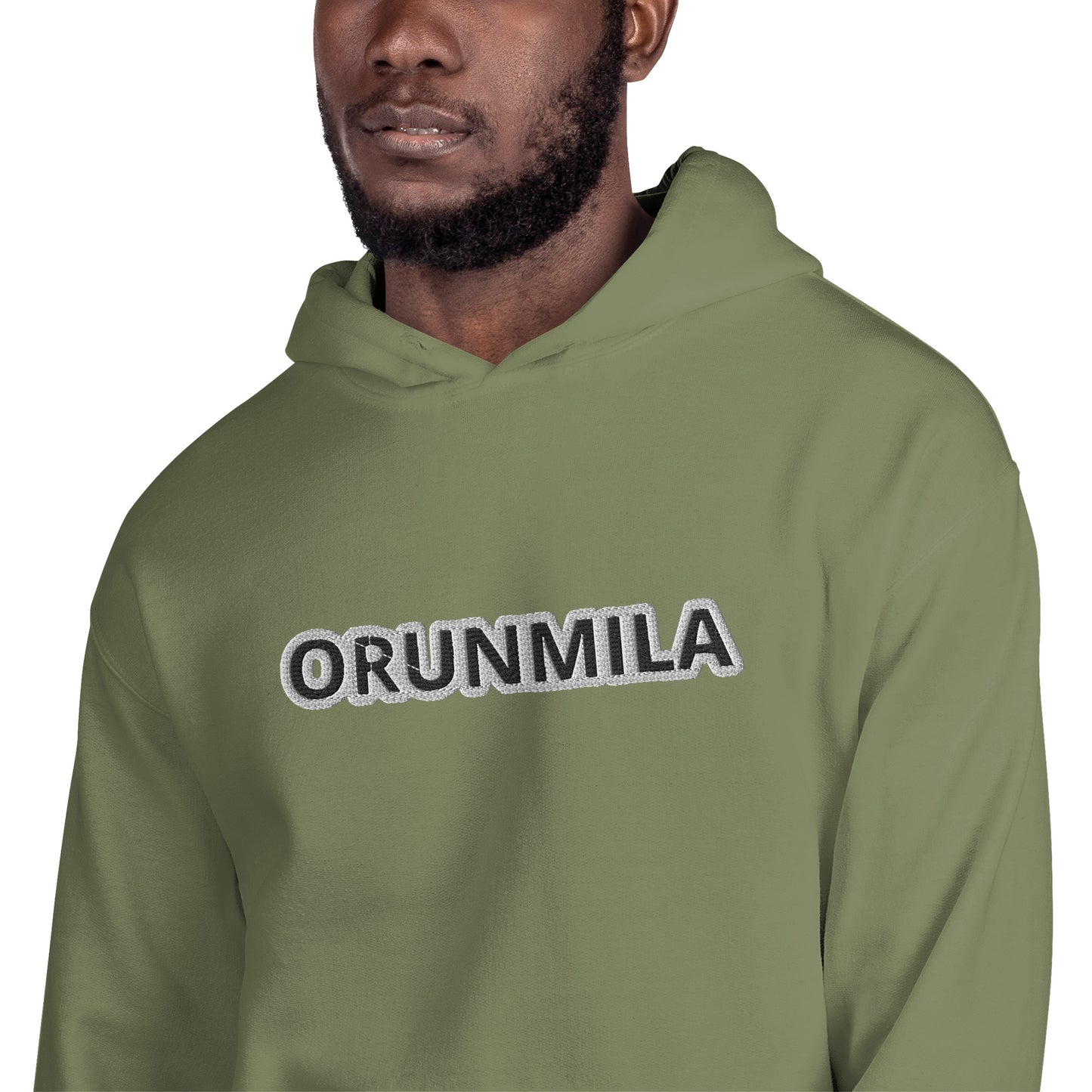 Egbe Iré ÀWO Logo Orunmila embroidered Aje 3 Unisex Hoodie