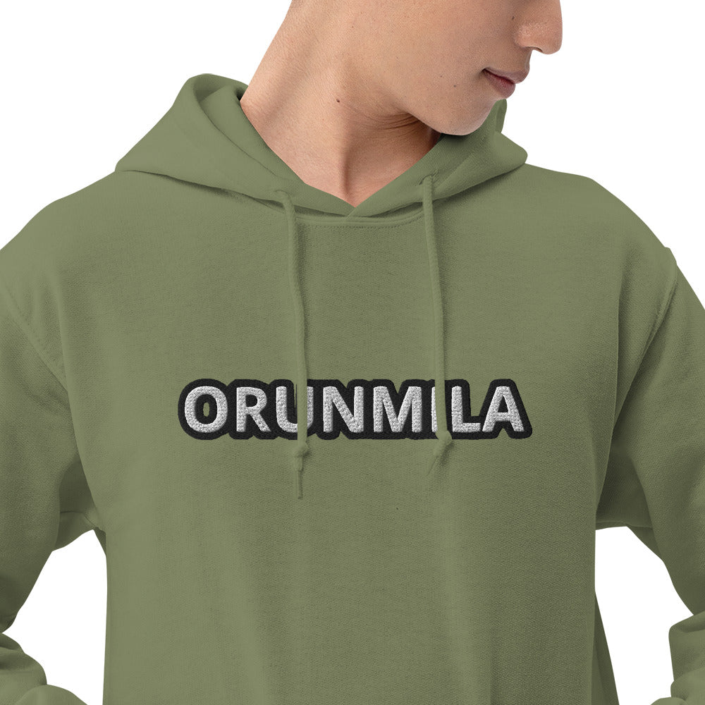 Egbe Iré ÀWO Logo Orunmila embroidered Aje 2 Unisex Hoodie