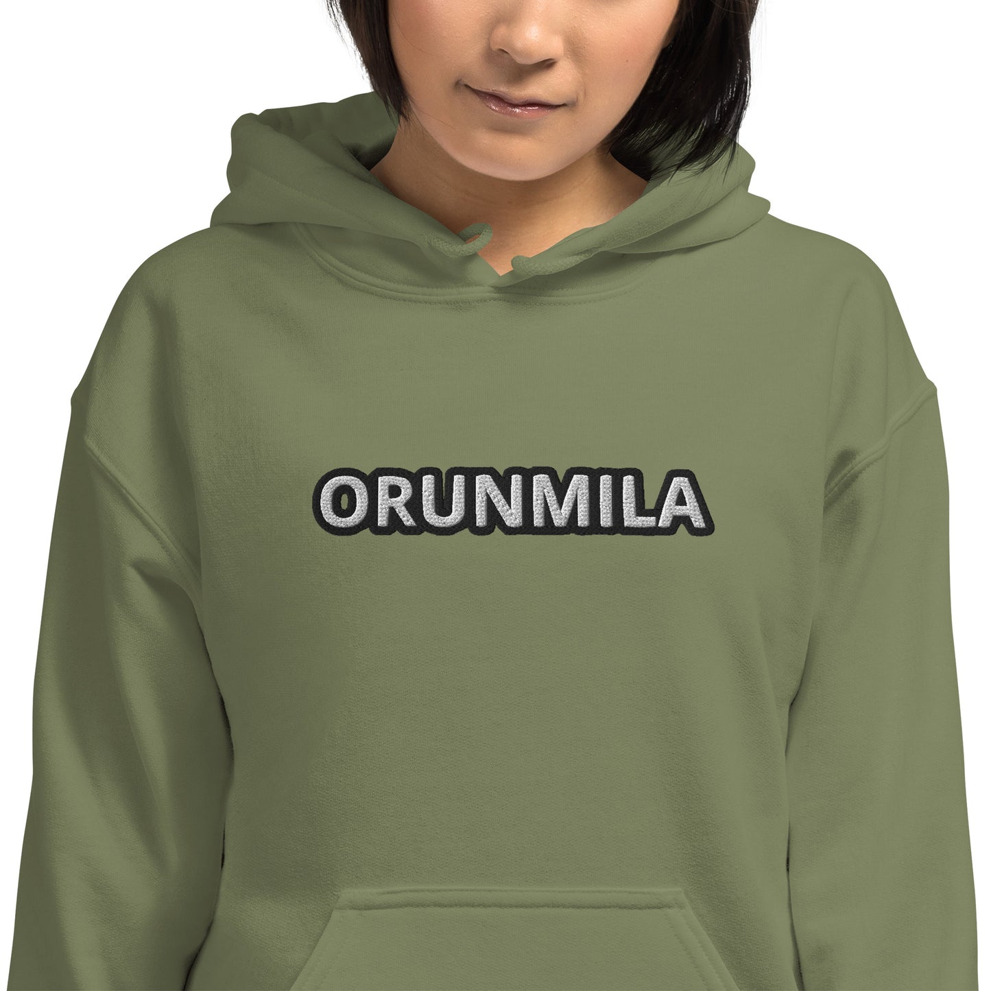 Egbe Iré ÀWO Logo Orunmila embroidered Aje 2 Unisex Hoodie