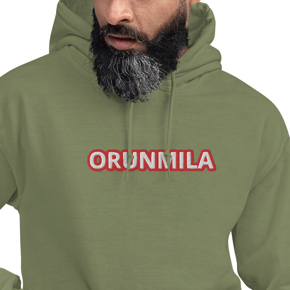 Egbe Iré ÀWO Logo Orunmila embroidered Aje 1 Unisex Hoodie