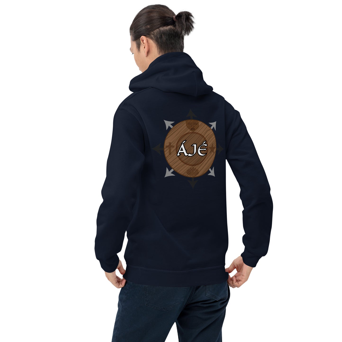 Egbe Iré ÀWO Logo Orunmila embroidered Aje 2 Unisex Hoodie