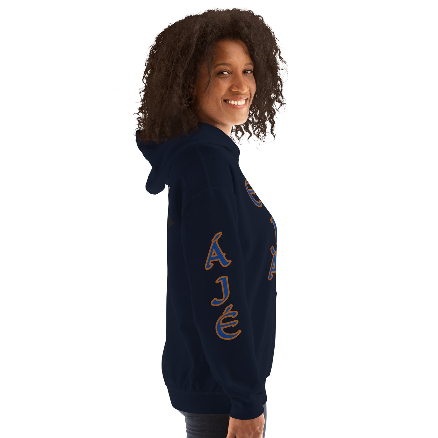 Egbe Ire Awo 2 Logo Blue Unisex Hoodie