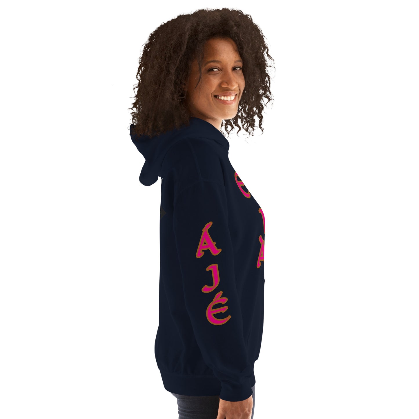 Egbe Ire Awo 2 Logo Violet Unisex Hoodie