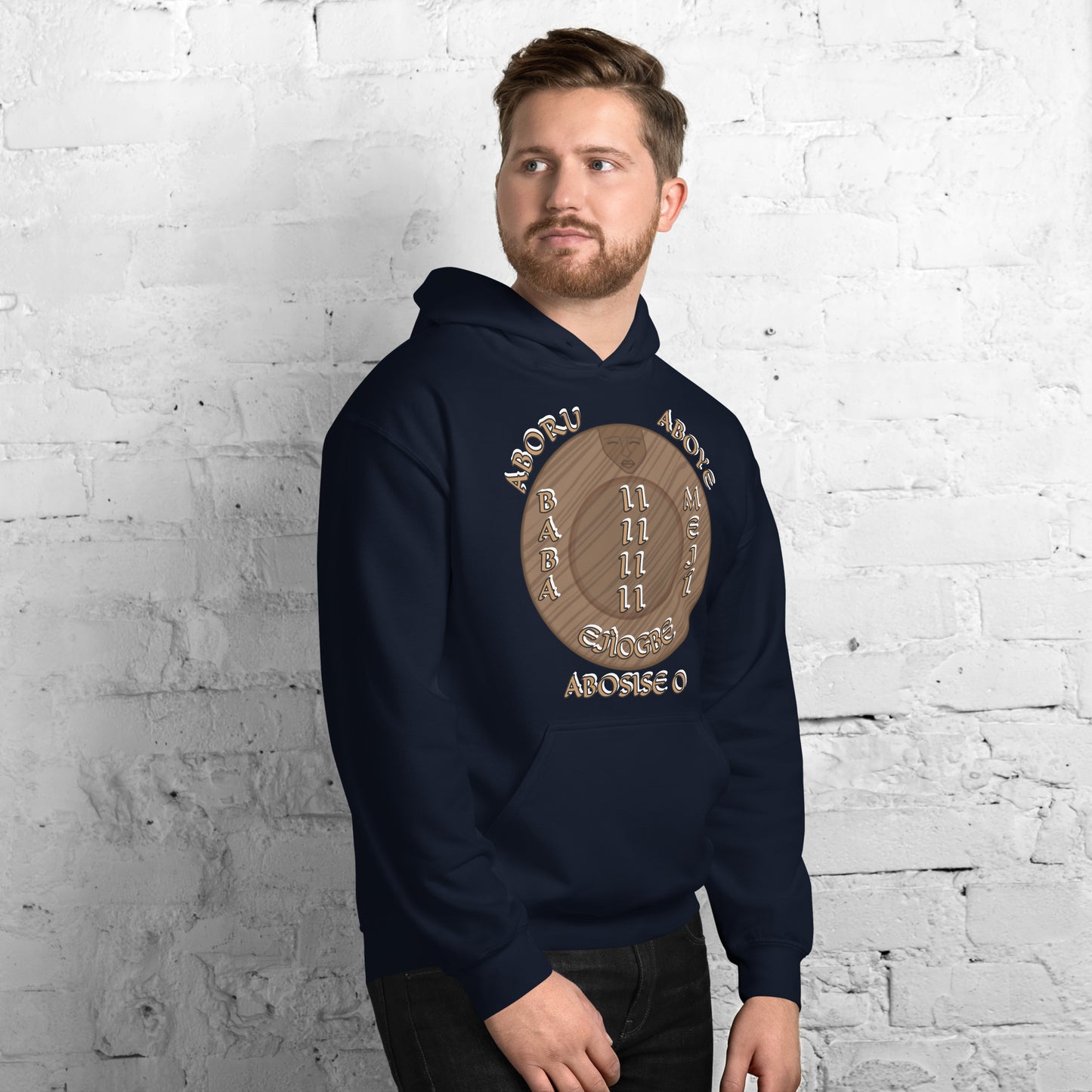 Baba Ejiogbe MEJI 2  Gold Unisex Hoodie