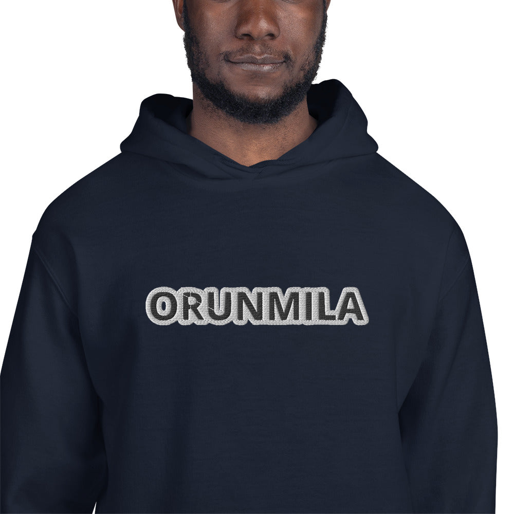 Egbe Iré ÀWO Logo Orunmila embroidered Aje 3 Unisex Hoodie