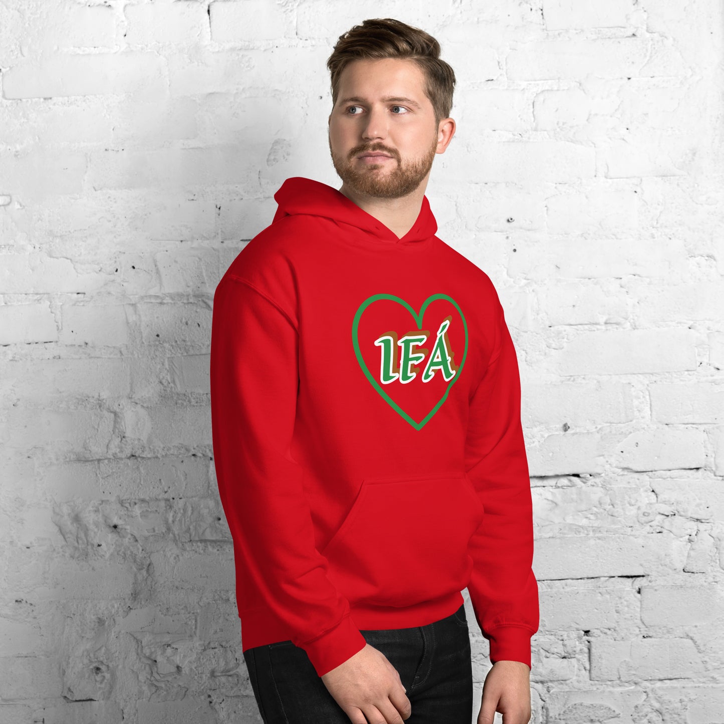 Eagle Script Ifa love Isese 3 Unisex Hoodie