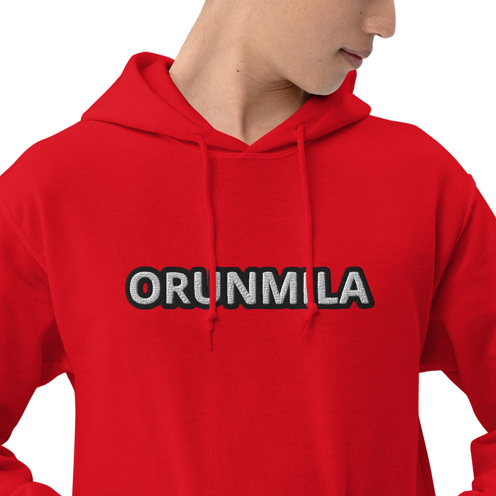 Egbe Iré ÀWO Logo Orunmila embroidered Aje 2 Unisex Hoodie