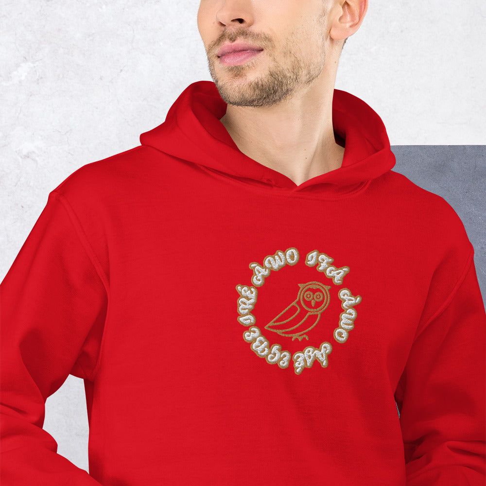 Egbe IRÉ ÀWO IFÁ ÀWO ÀJÉ Embroidered Unisex Hoodie