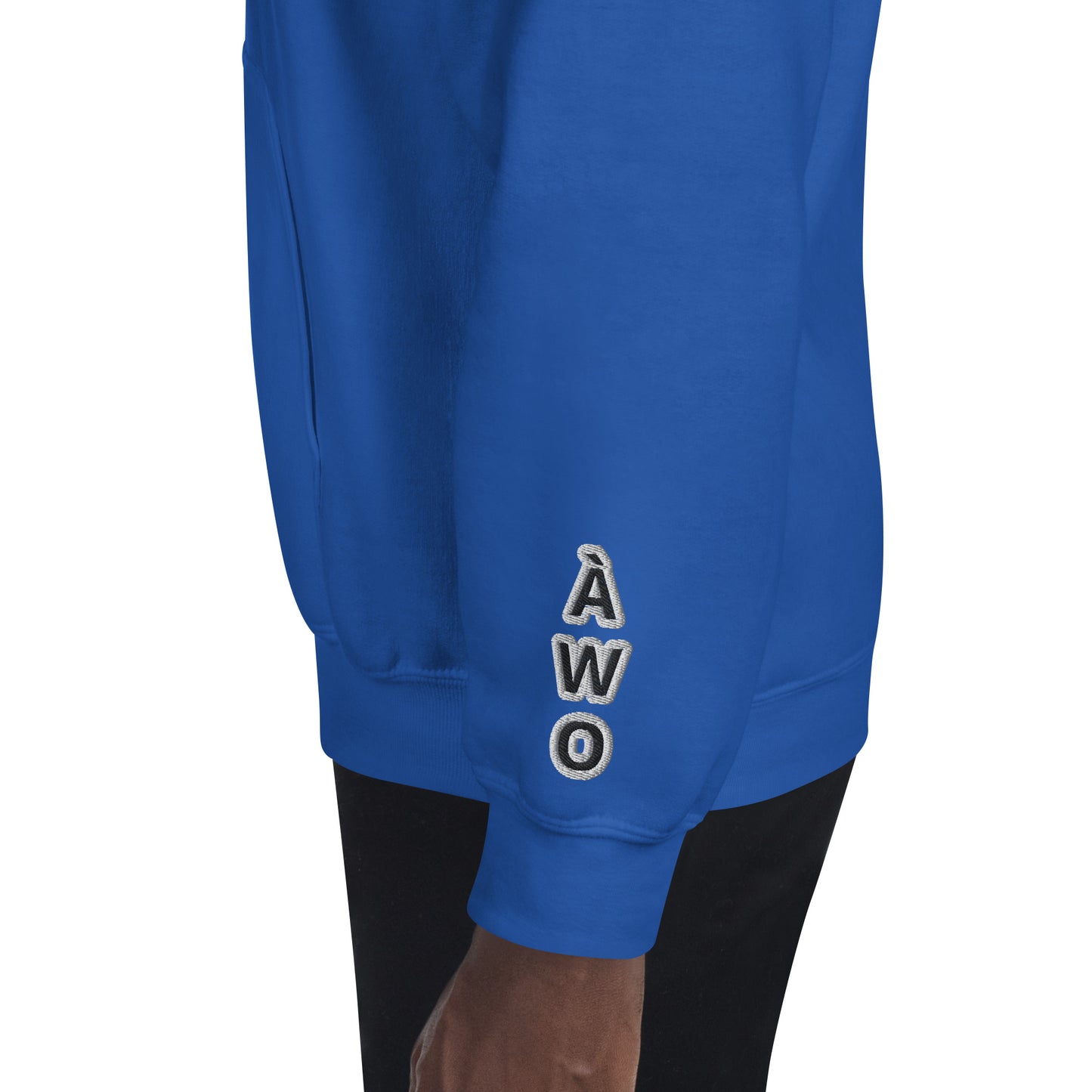 Egbe Iré ÀWO Logo Orunmila embroidered Aje 3 Unisex Hoodie