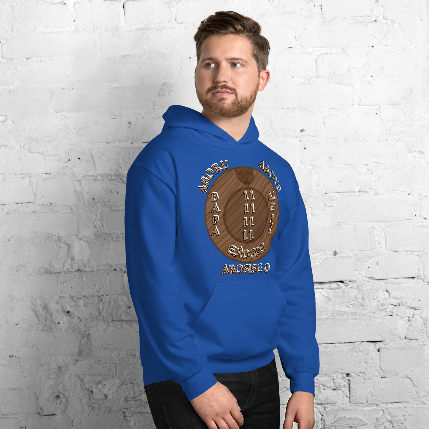 Baba Ejiogbe MEJI 2  Gold Unisex Hoodie