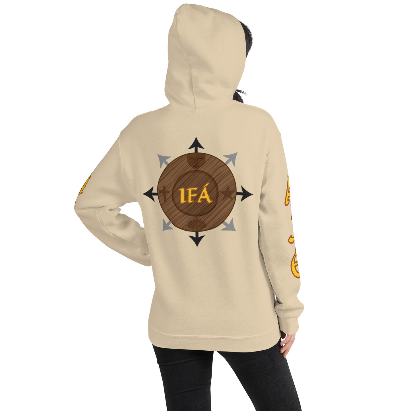 Egbe Ire Awo 2 Logo Yellow Unisex Hoodie