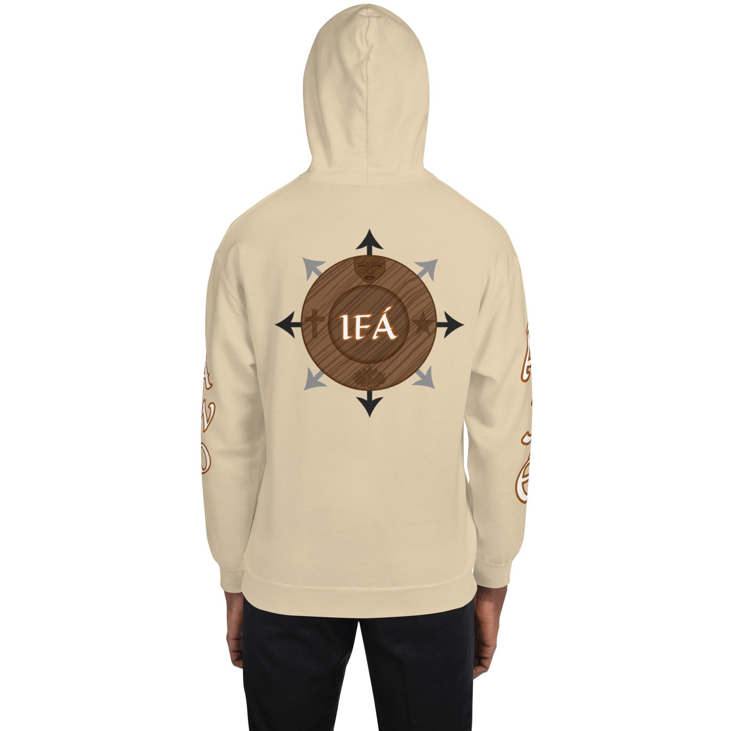 Egbe Ire Awo 2 Logo White Unisex Hoodie