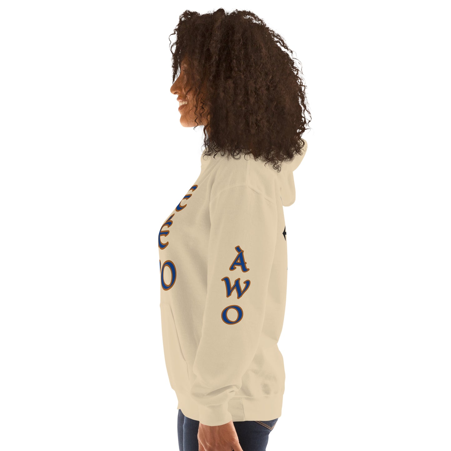 Egbe Ire Awo 2 Logo Blue Unisex Hoodie