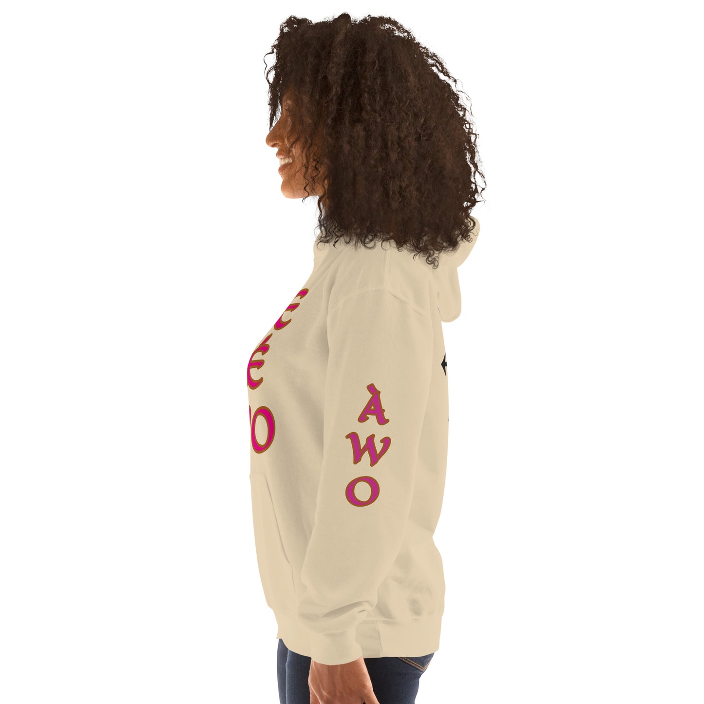 Egbe Ire Awo 2 Logo Violet Unisex Hoodie