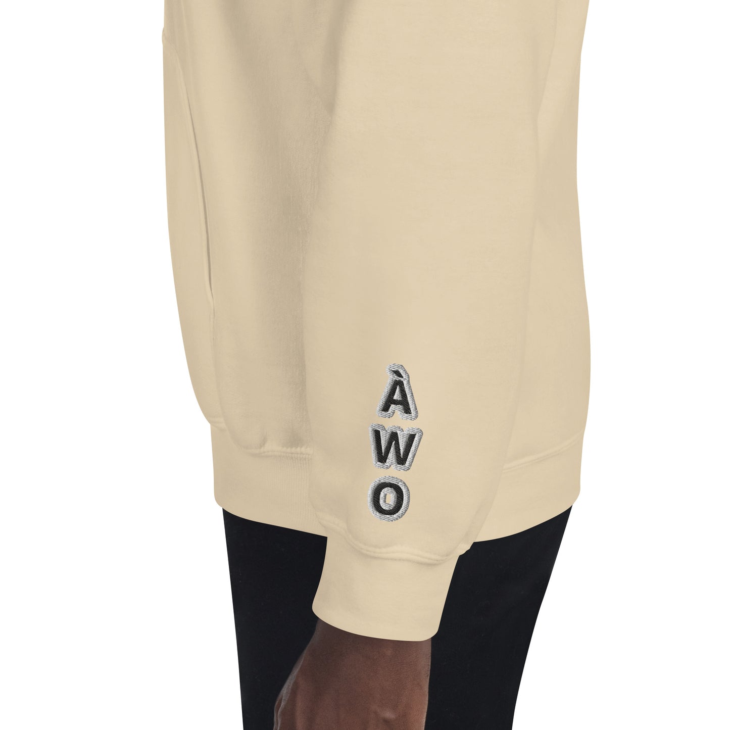 Egbe Iré ÀWO Logo Orunmila embroidered Aje 3 Unisex Hoodie