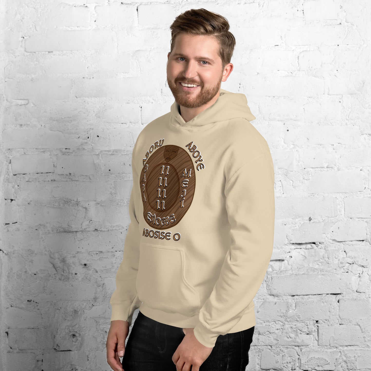 Baba Ejiogbe MEJI 2  Gold Unisex Hoodie