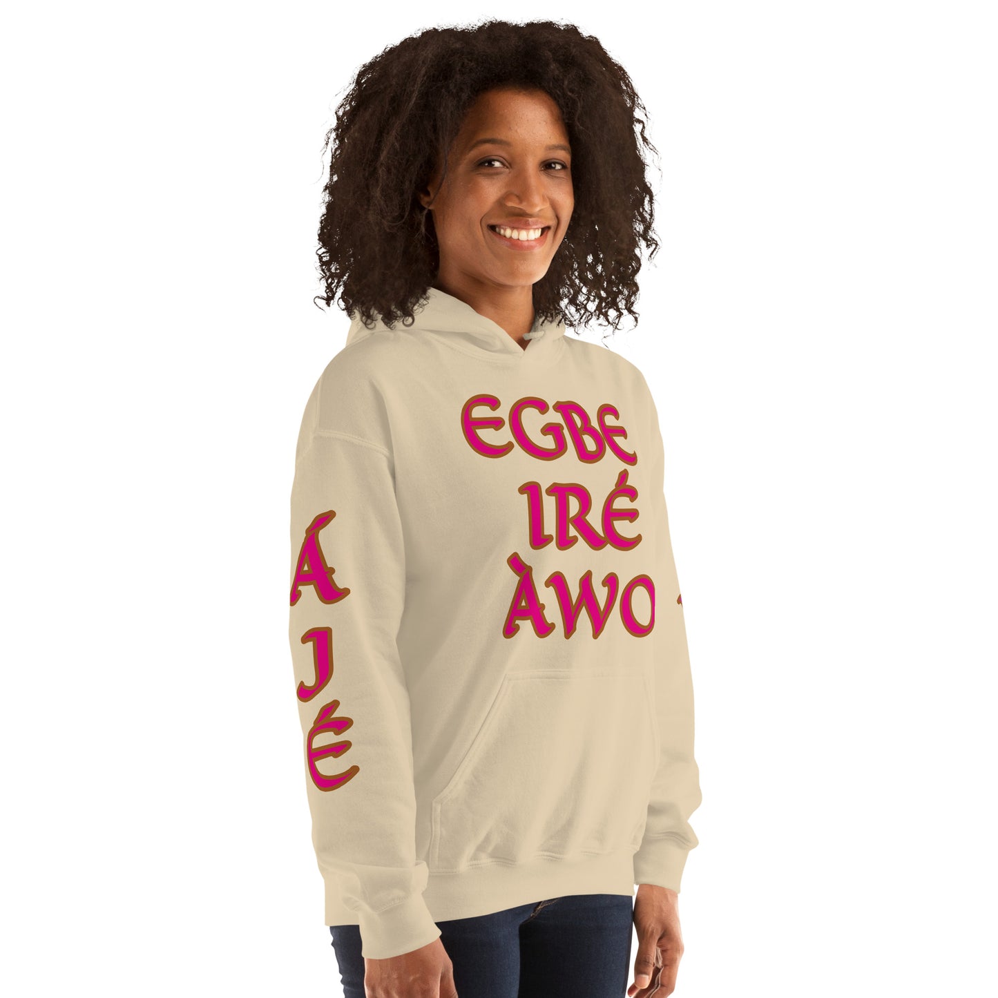 Egbe Ire Awo 2 Logo Violet Unisex Hoodie