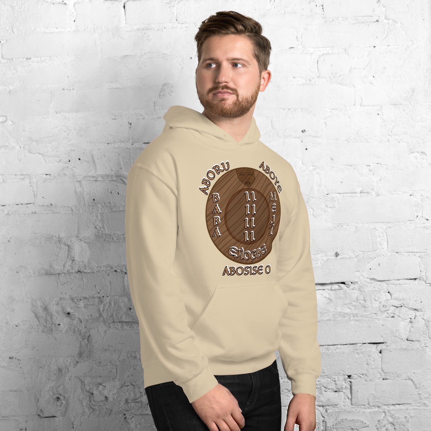 Baba Ejiogbe MEJI 2  Gold Unisex Hoodie