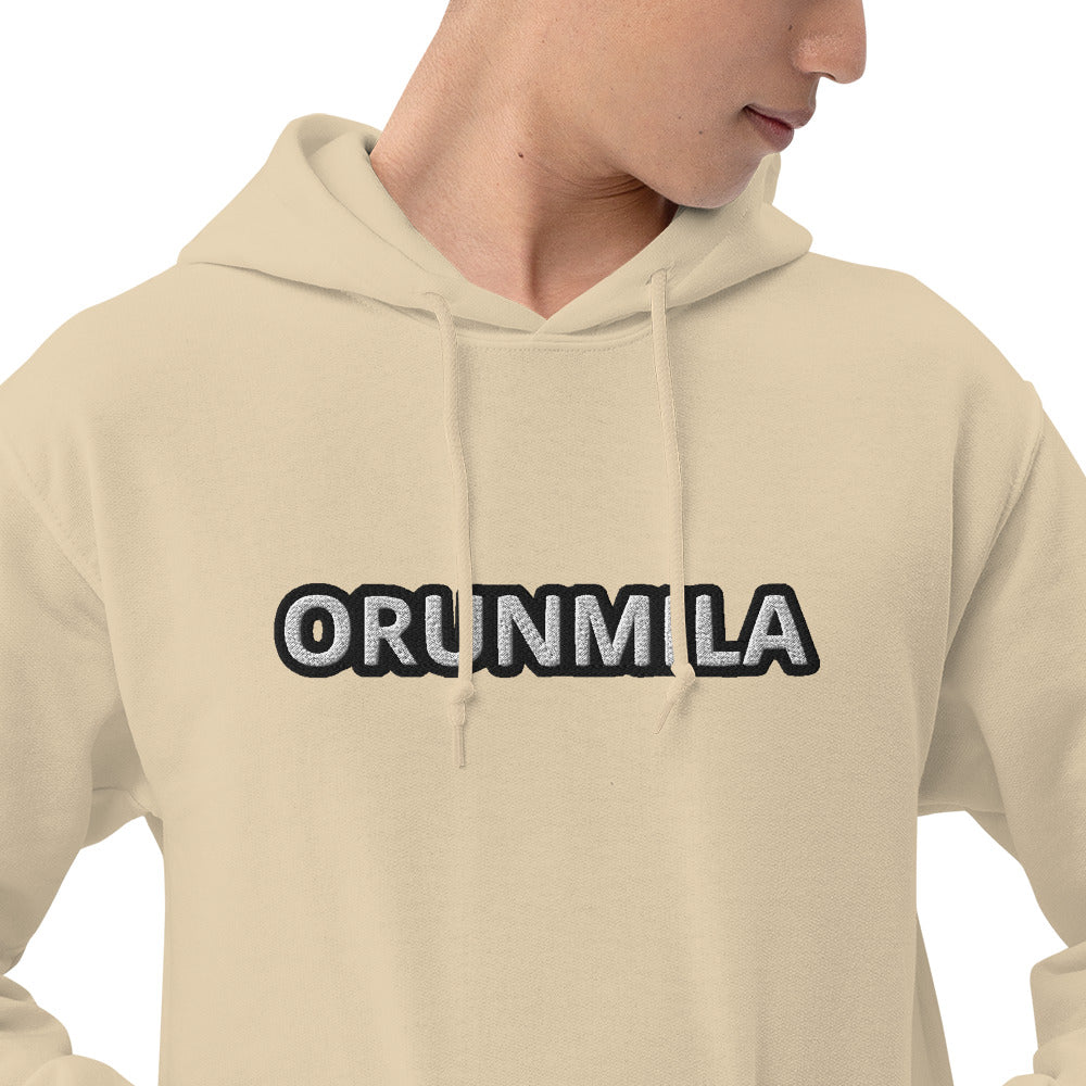 Egbe Iré ÀWO Logo Orunmila embroidered Aje 2 Unisex Hoodie