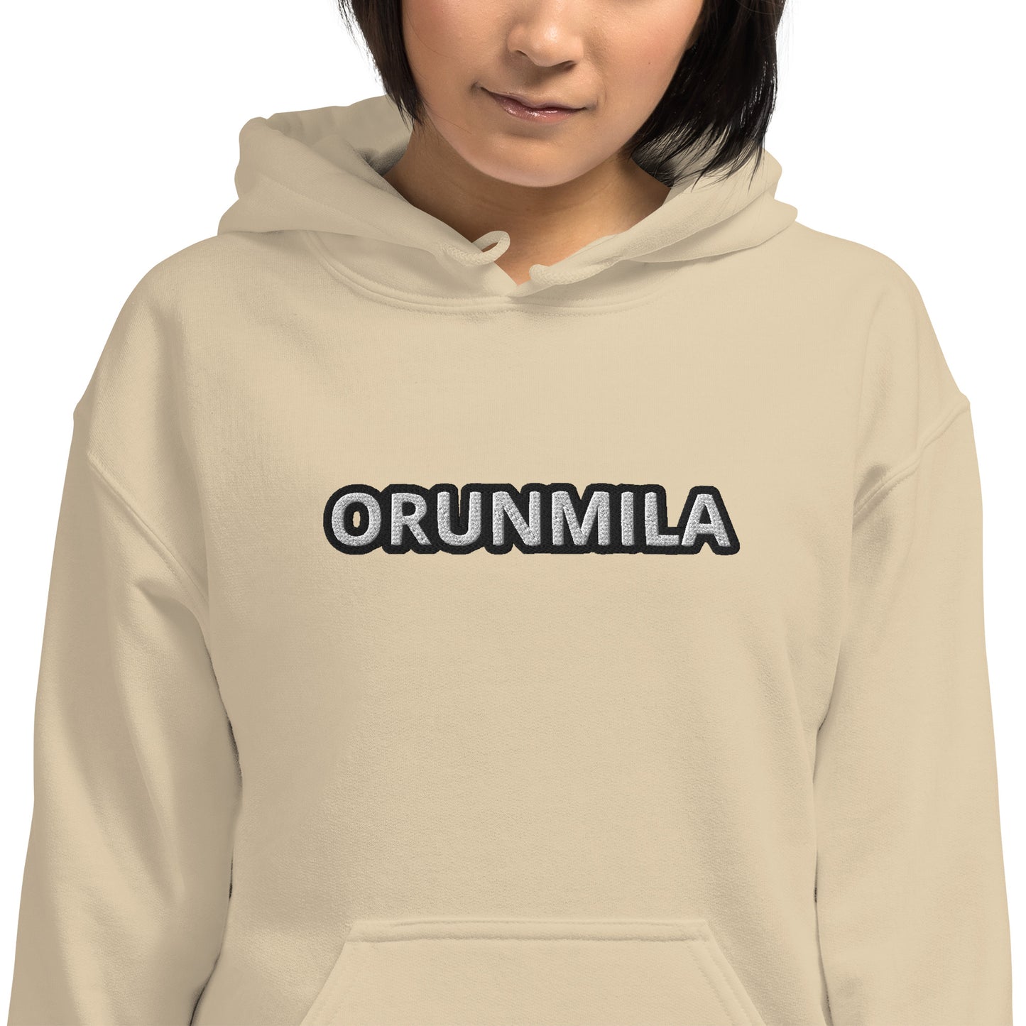 Egbe Iré ÀWO Logo Orunmila embroidered Aje 2 Unisex Hoodie